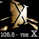 105.5 The X - KXCS Logo