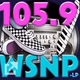105.9 FM WSNP - WSNP-LP Logo