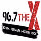 96.7 The X - KHXM Logo