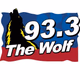 93.3 The Wolf - WNHW Logo