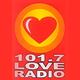 101.7 Love Radio La Union - DWST Logo