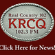 Real Country 102 - KRCQ Logo