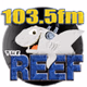 The Reef 103.5 - WAXJ Logo