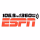 ESPN Radio 1360 AM - WHBG Logo