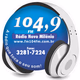 Rádio Novo Milênio 104.9 FM Logo