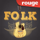 Rouge FM - Folk Logo