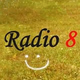 Radio 8 FM 106.8 Logo