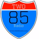 Two85Radio Logo