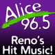 Alice @ 96.5 - KLCA Logo