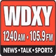 1240 AM - 105.9 FM - WDXY Logo
