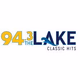 94.3 The Lake - WNFB Logo