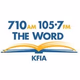 710 AM 105.7 FM The Word - KFIA Logo