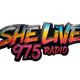 She Live 97.5 Radio Logo