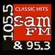 Sam FM 105.5 & 95.3 - WCVA logo