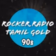 Rocker Radio Tamil Gold 90s Logo