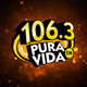 Pura Vida 106.3FM Logo