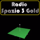 Radio Spazio 3 Gold Logo