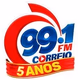 Correio FM 99.1 Logo
