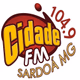 Rádio Cidade 104.9 FM Sardoá Logo