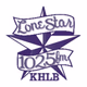 Lone Star 102.5 - KHLB Logo