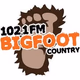 Bigfoot Country 102.1 - WIFT Logo