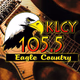 105.5 Eagle Country - KLCY Logo