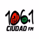 CIUDAD 106.1 FM Logo