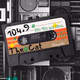 104.9 The Cat - KBCT Logo