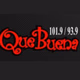Que Buena 101.9 / 93.9 - WOCE Logo