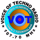 Techno Radio 107.7 FM Logo