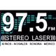 Láser FM 97.5 - XHNOS Logo