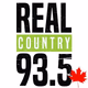 Real Country 93.5 - CKVH-FM Logo