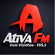 Ativa FM 105.5 logo