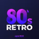 Hunter.FM - 80's Retro Logo