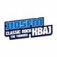 J105 FM - KBAJ Logo