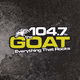 104.7 The GOAT - CFRI-FM Logo