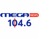 Mega News 104.6 Logo