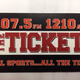 ESPN 107.5 The Ticket - W298BC Logo
