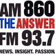 AM 860 The Answer - WGUL Logo