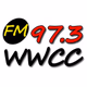 FM 97.3 WWCC - WWCC-LP Logo