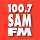 Sam 100.7 - WKYY Logo