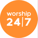 Worship 24/7 - KJOQ Logo