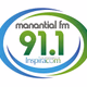 Radio Manantial 91.1 - KVER Logo