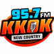 95.7 KKOK - KKOK-FM Logo