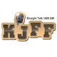 Straight Talk 1400 AM - KJFF Logo