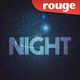 Rouge FM - Night Logo