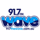 91.7 The Wave Logo