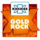 Radio Kiss Kiss - Gold Rock Logo