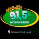 Nossa Rádio 91.5 FM Logo