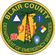 Blair County, PA, EMS, Fire, Police logo